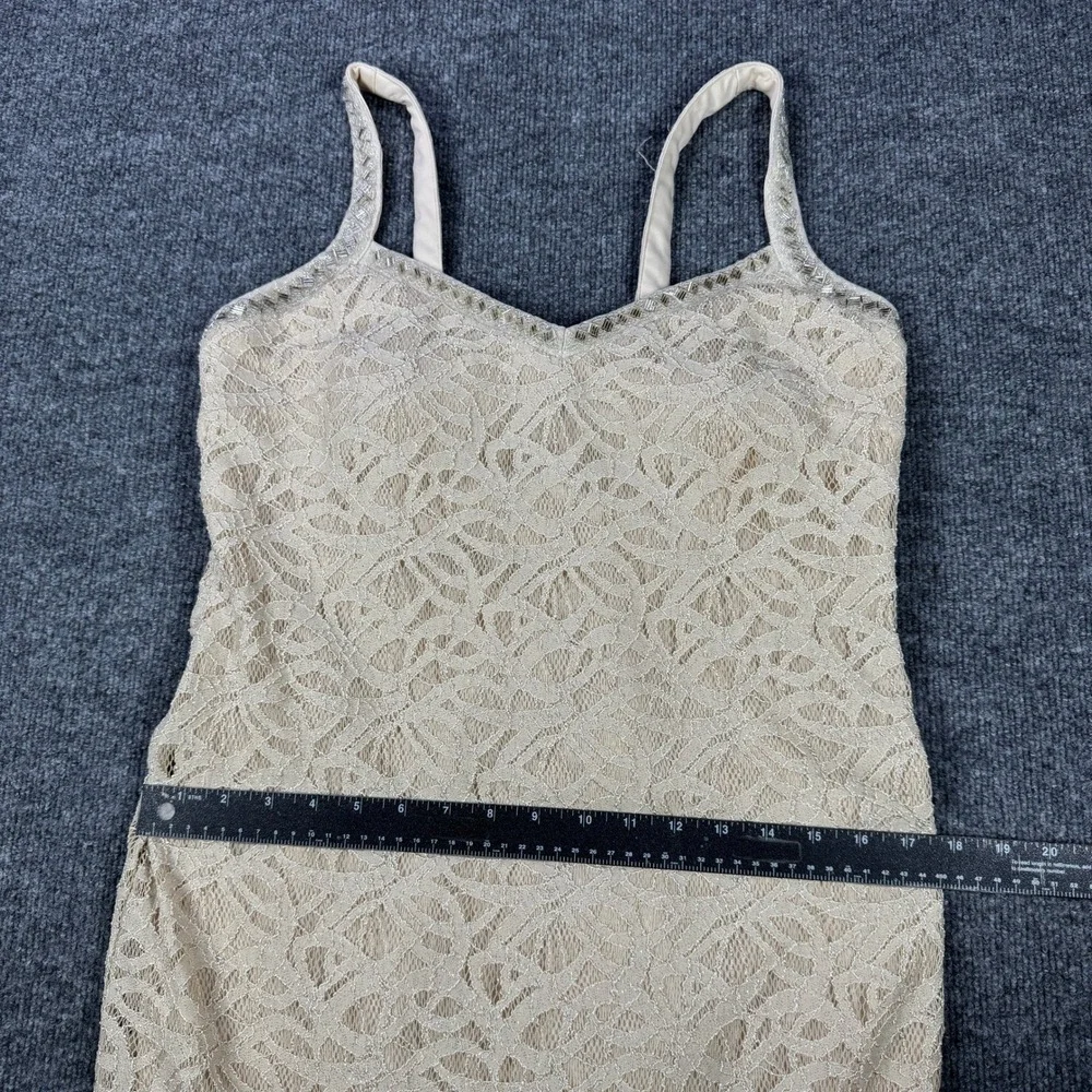 Speechless‎ Maxi Dress Womens 15 Ivory Lace Spaghetti Strap Formal Evening